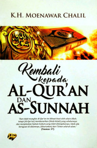 Image of Kembali Kepada AlQur'an dan Assunnah
