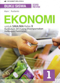 Image of Ekonomi untuk SMA dan MA Kelas X