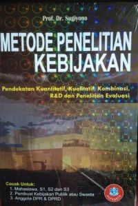 Image of Metode Penelitian Kebijakan