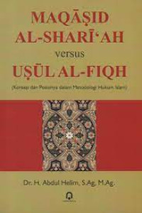 Image of Maqasid Al-Shari'ah versus Usul Al-Fiqh