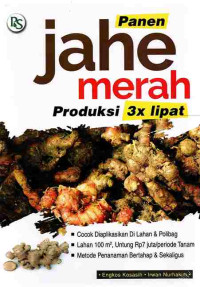 Image of Panen Jahe Merah Produksi 3x lipat