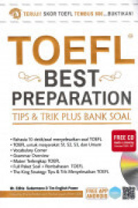 Image of TOEFL Best Preparation : Tips Dan Trik Plus Bank Soal